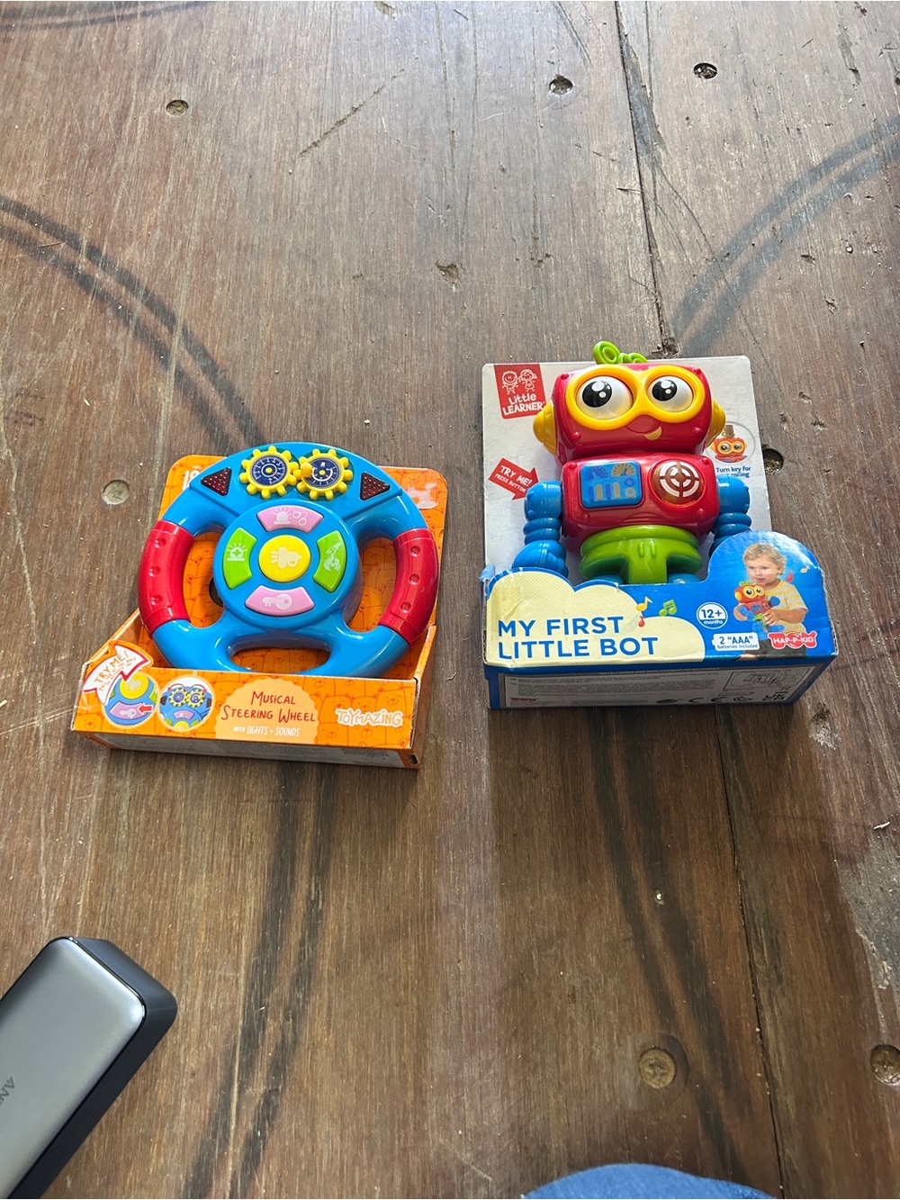Set of two kids learning toys